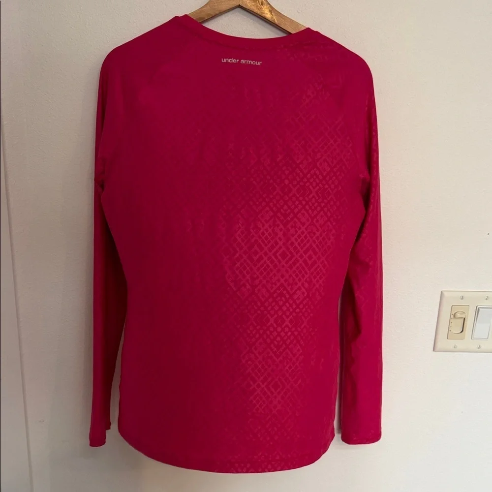 Under Armour Women's Long-Sleeve Crew Neck Top - Bright Pink